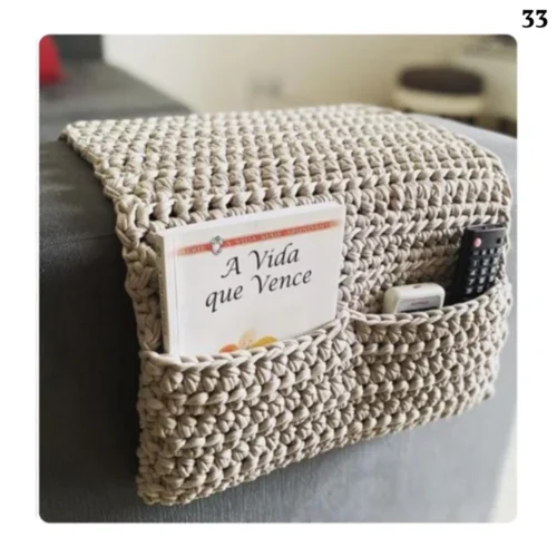 Macrame-woven-sofa-handle-control-stand-and-book-stand