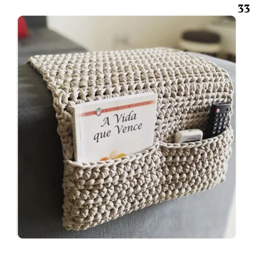 Macrame-woven-sofa-handle-control-stand-and-book-stand