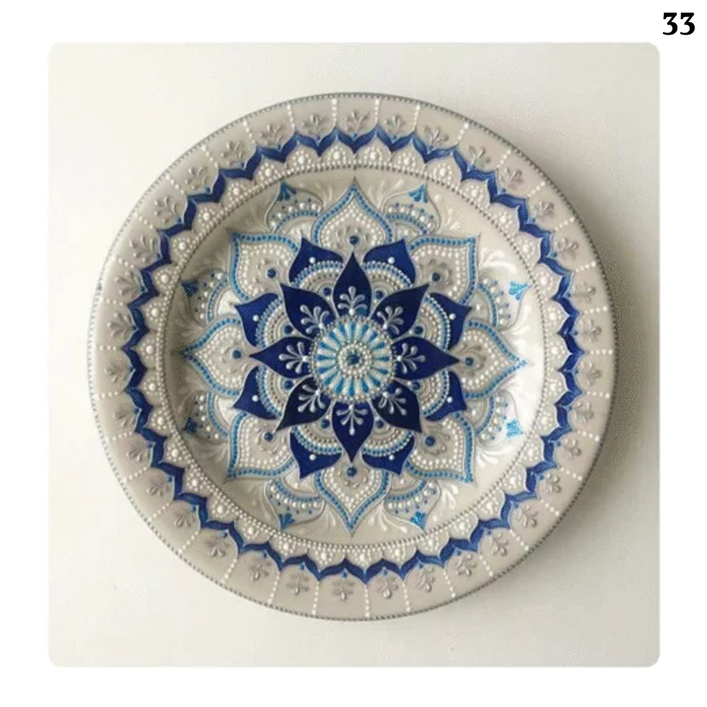 Traditional-Islamic-design-clay-wall-hanging-plate