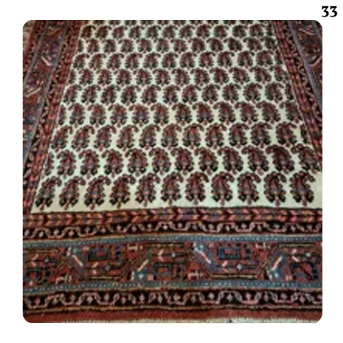 A pair of handmade Arak carpets with Bete Fandoghi pattern