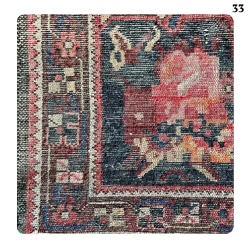 فرش آنتیک و کلکسیونی دستباف بختیار نقش گلفرنگ