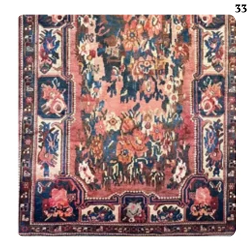 Antique handmade carpet Bakhtiar