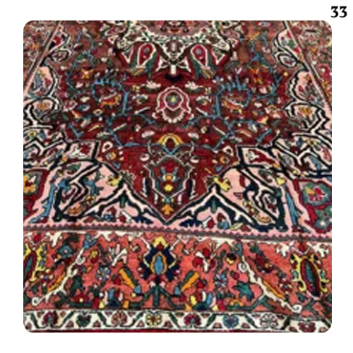 Eight-meter handmade carpet by Bakhtiar