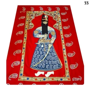 Embroidered Rashti fabric