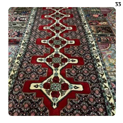 Handmade Sanandaj Kanareh Carpet