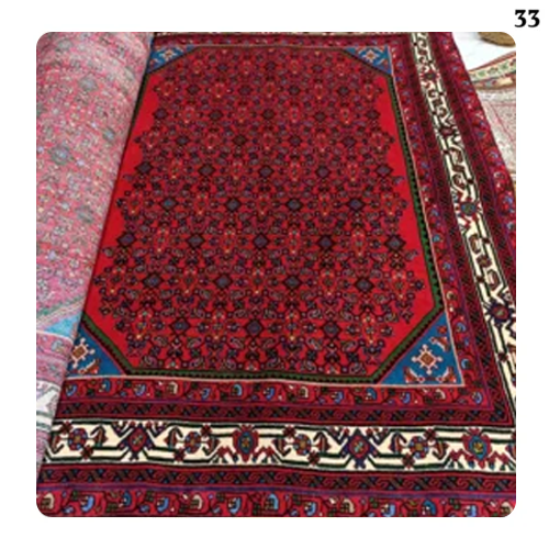 Pair of three-meter handmade new Akband carpets