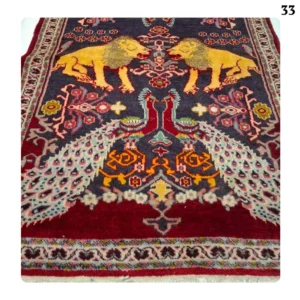Antique handmade carpet Bakhtiar Armenian weave