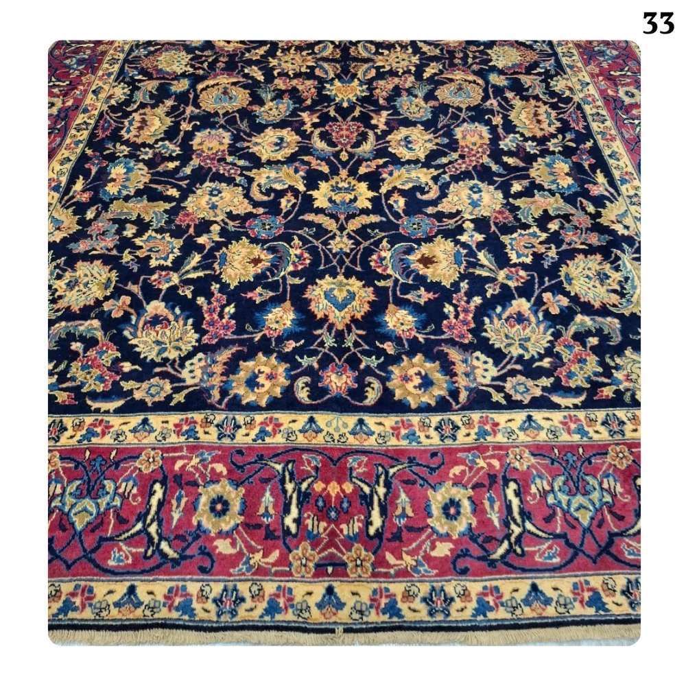 Antique handmade carpet of Yazd, Mapa Afshan