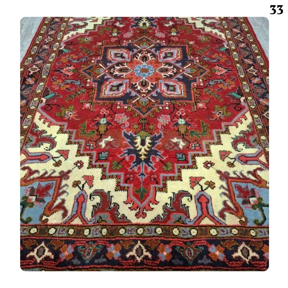 Two pairs of 3-meter Harris handmade carpets3