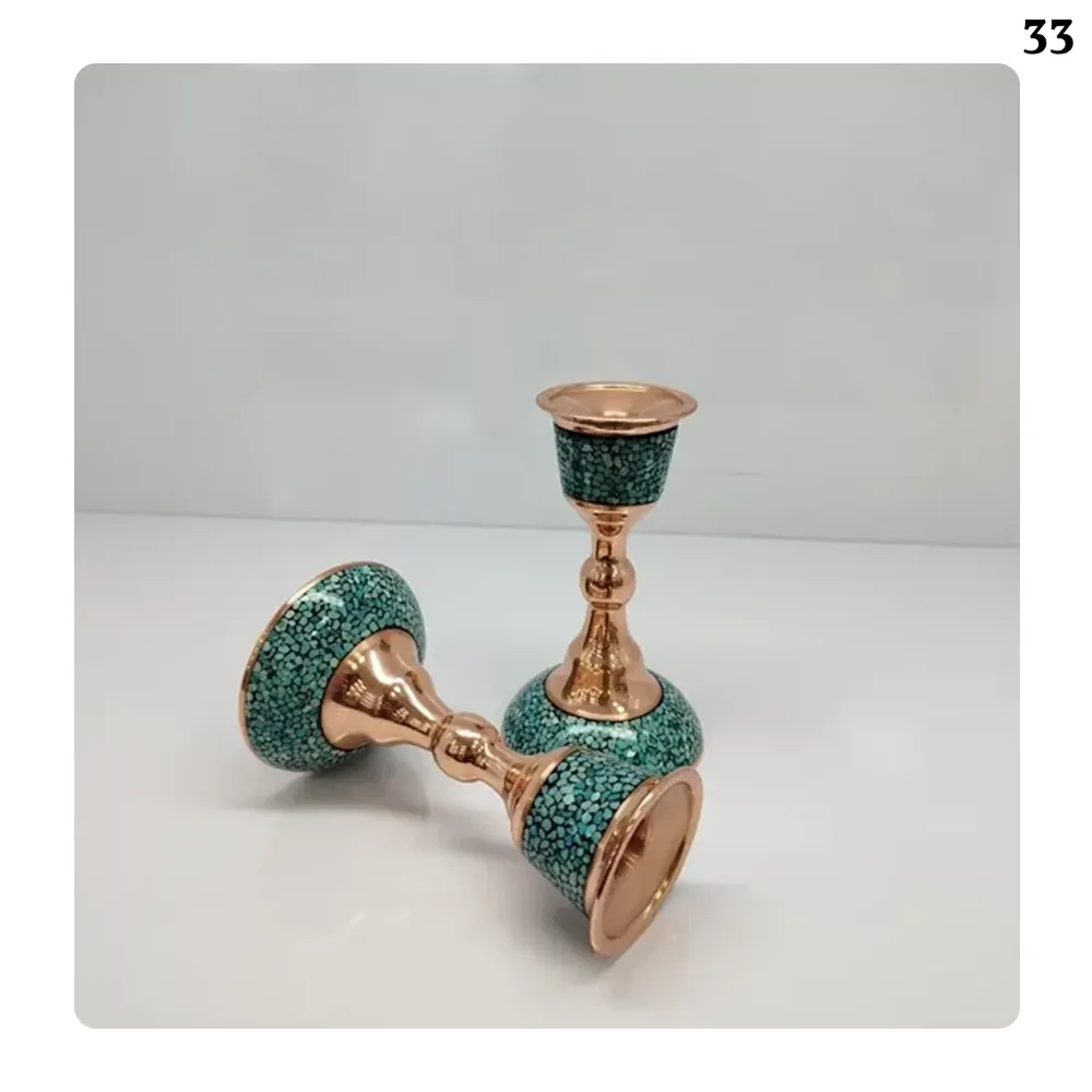 شمعدان فیروزه کوبی