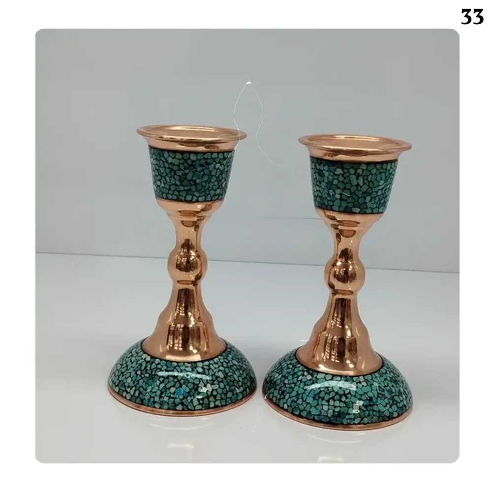 شمعدان فیروزه کوبی