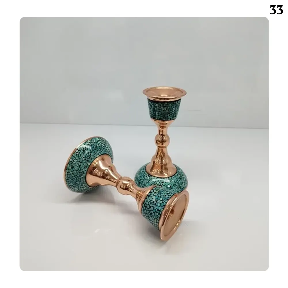 شمعدان فیروزه کوبی