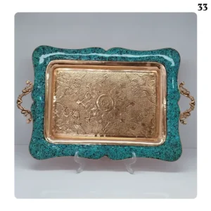 Turquoise Inlaid Tray