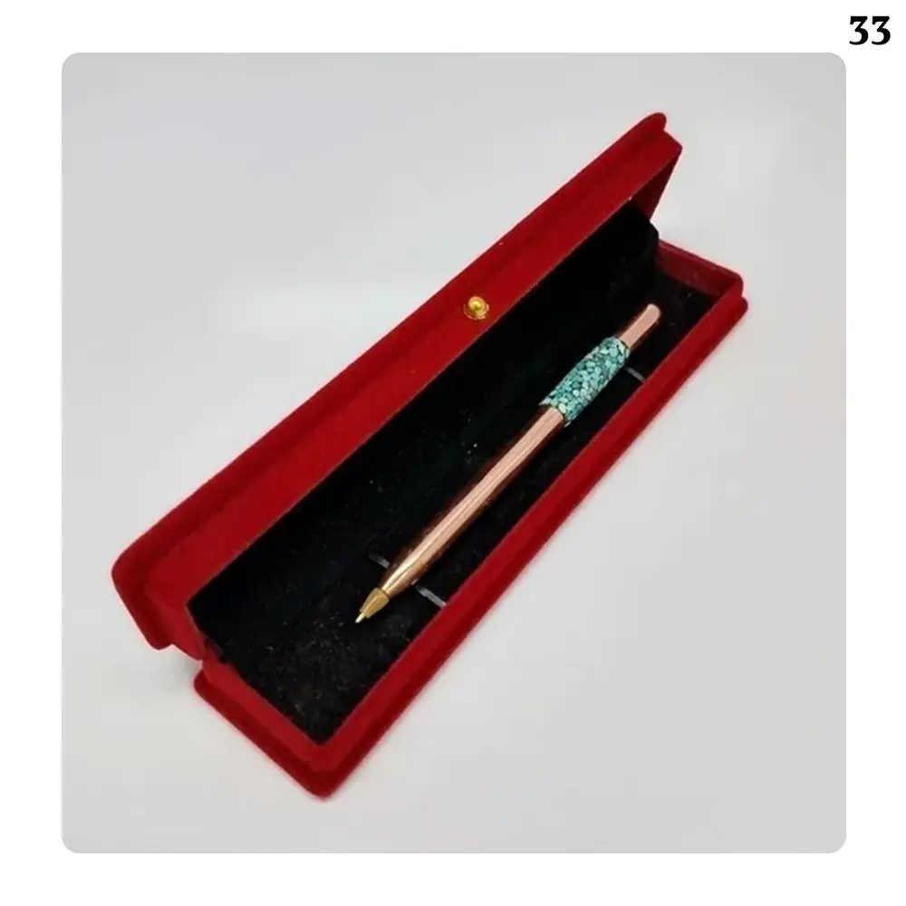 Turquoise Inlay Copper Pen