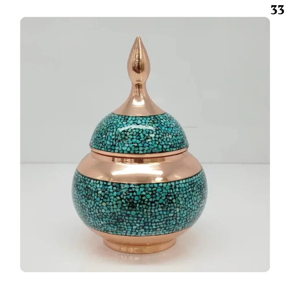 ست چایخوری فیروزه کوبی (بدون سینی)